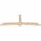 Ekena Millwork Bellingham Smooth Timber Gable Bracket, Douglas Fir, 96"W x 36"H x 3 1/2"D x 5 1/2"F, 9/12 Pitch GBW096X36X0406BEL00SDF - alternate 4